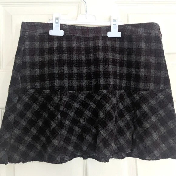 American Eagle Outfitters Skirts Ae Plaid Kilt Wool Poshmark